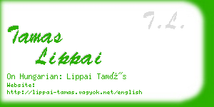 tamas lippai business card